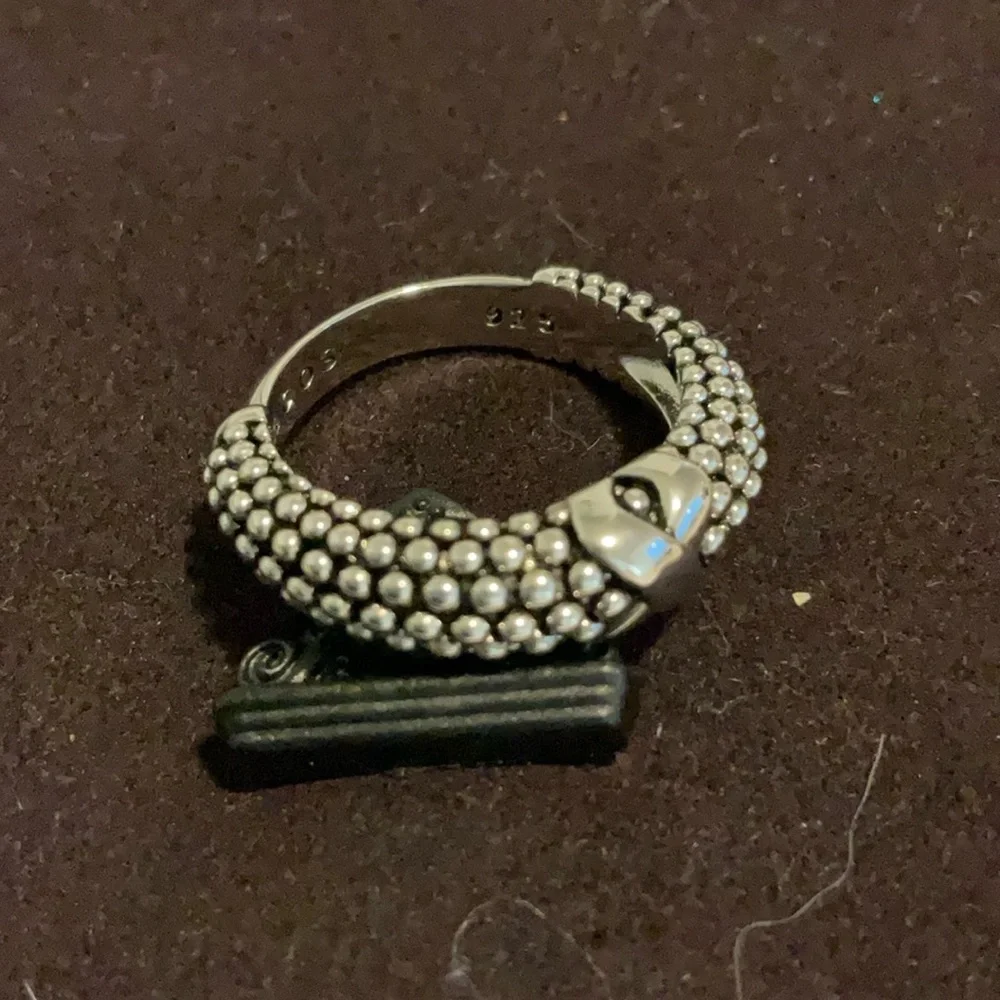 Lagos X beaded ring size 7 - Picture 6 of 10
